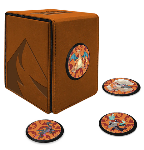 Ultra PRO Pokémon Alcove Click Deck Box - Scorching Summit