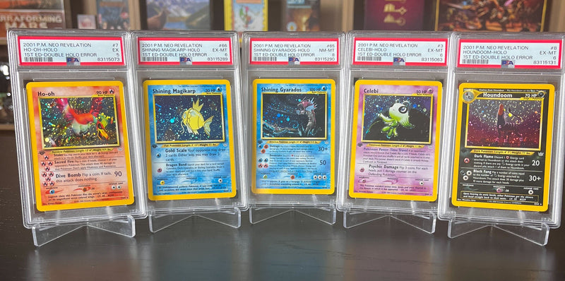 PSA Return: Neo Revelation Double Holo Error