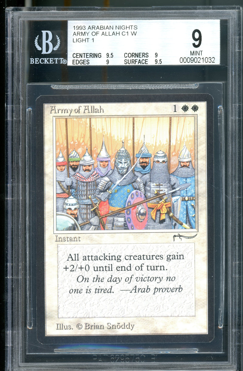 Army of Allah (Light) BGS 9Q++ [Arabian Nights]