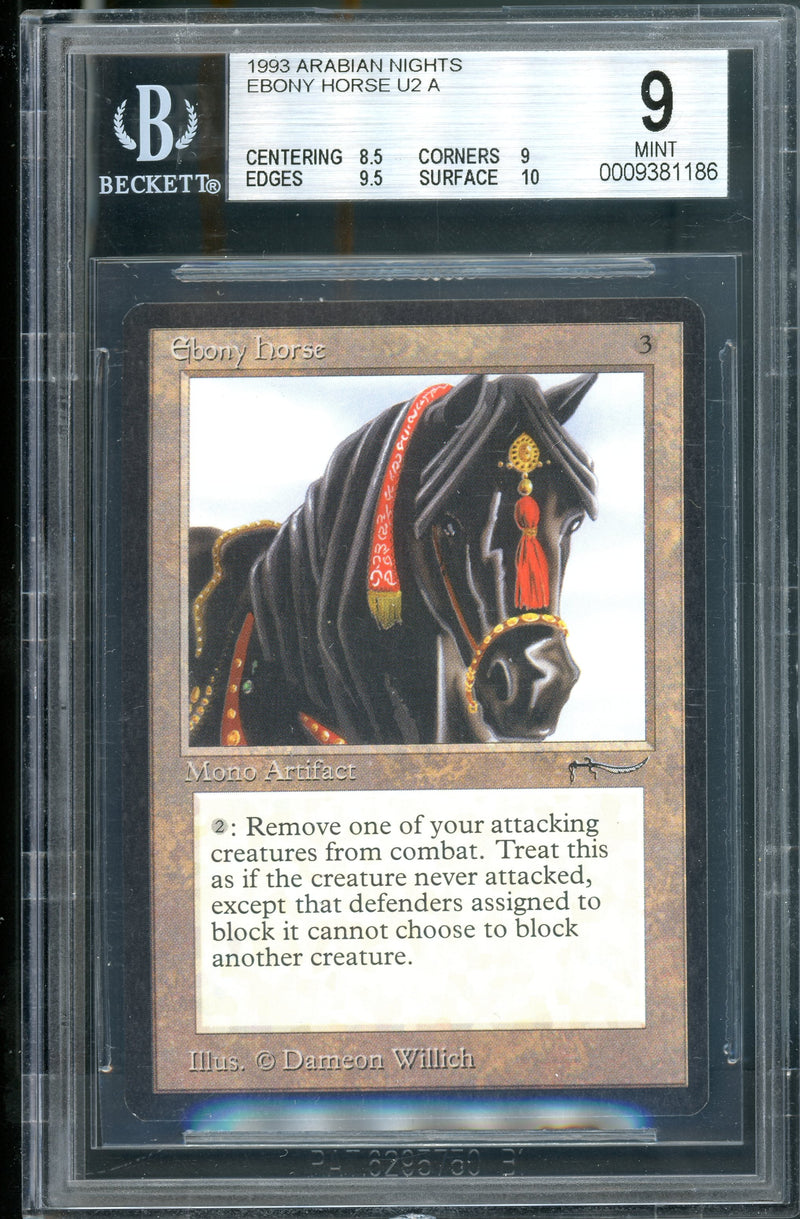 Ebony Horse BGS 9B++ [Arabian Nights]