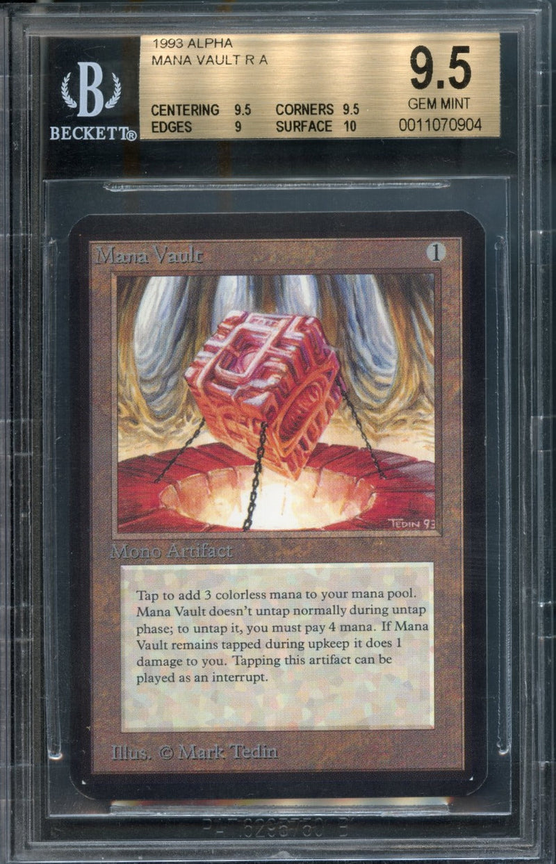 Man Vault BGS 9.5B+ [Limited Edition Alpha]