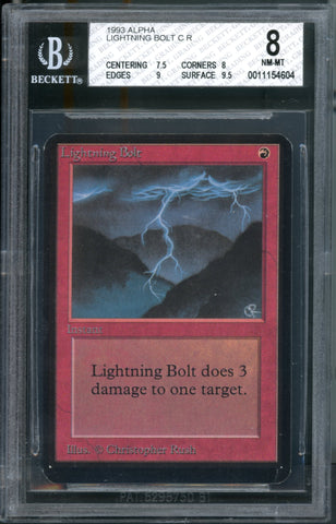 Lightning Bolt BGS 8B [Limited Edition Alpha]