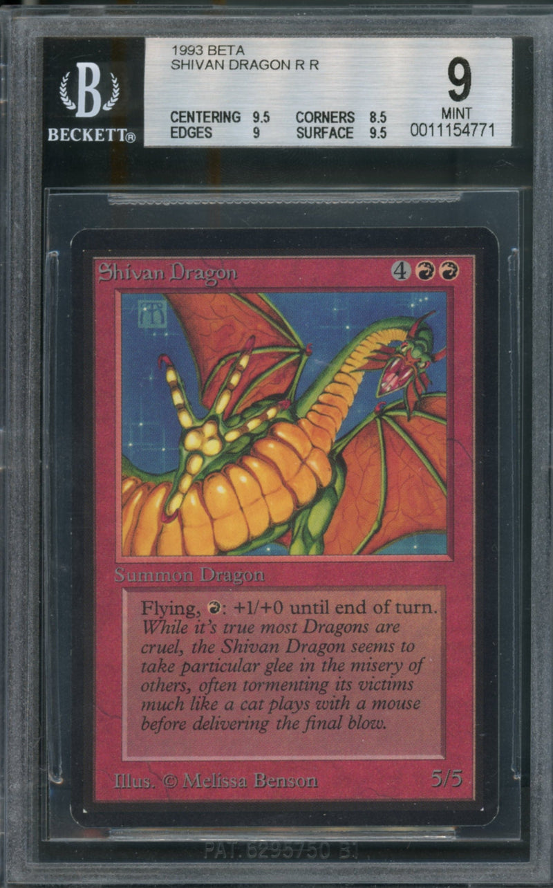 Shivan Dragon BGS 9B [Limited Edition Beta]