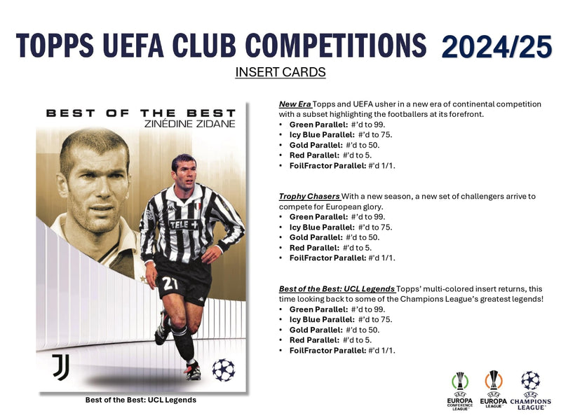 Topps UEFA Club Competitions Flagship 2024/25 - Value Box