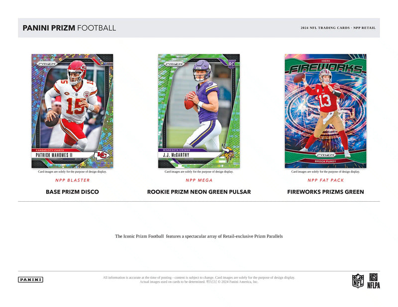 Panini Prizm NFL Football 2024 - Retail Box