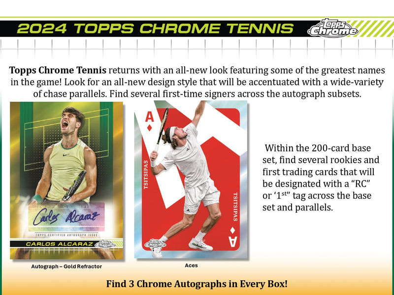 Topps Chrome Tennis 2024 - Hobby Box