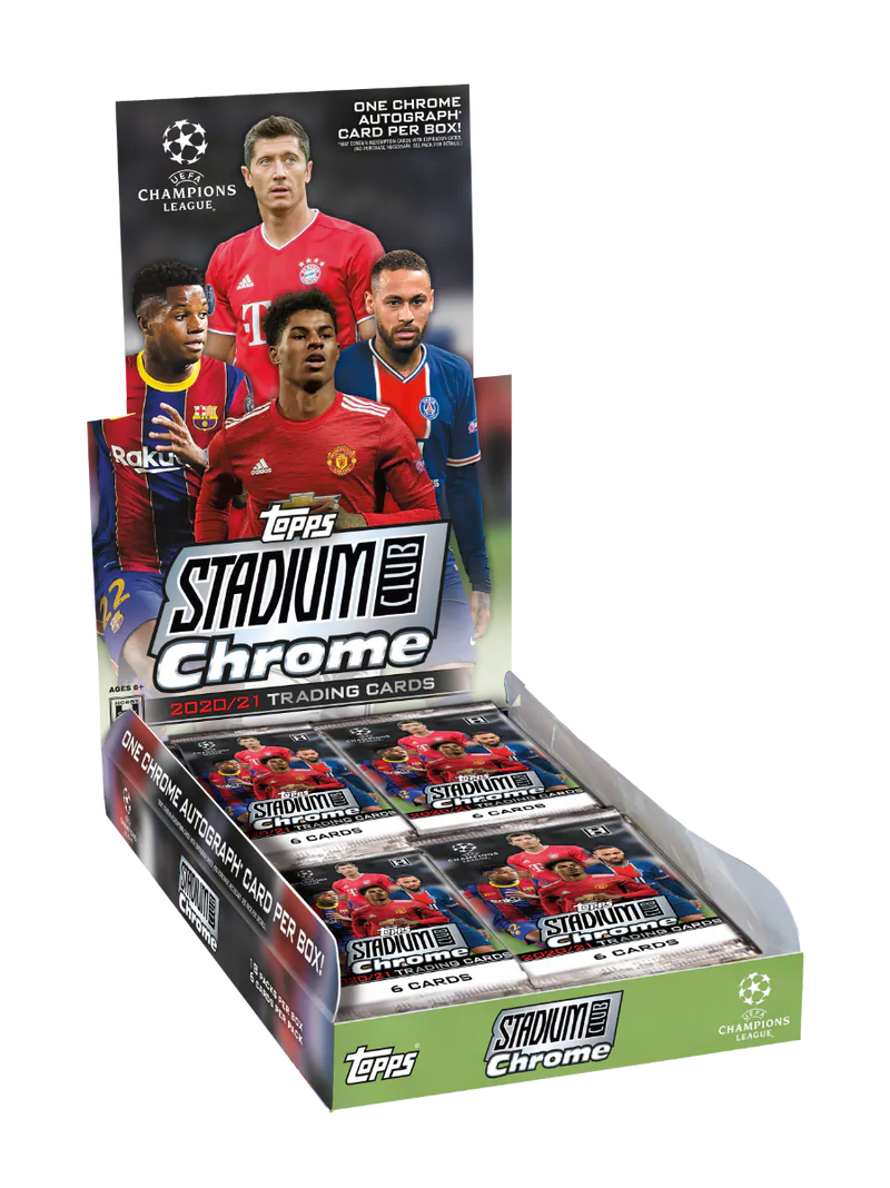 Topps Chrome Stadium Club UEFA CL 2020/21 - Hobby Box