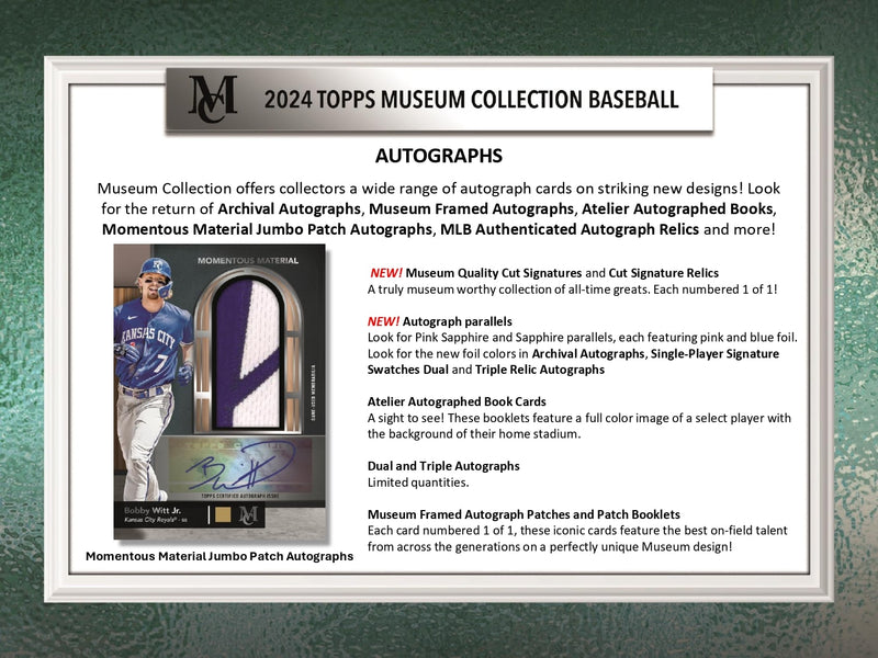 Topps Museum Collection Baseball 2024 - Master Box