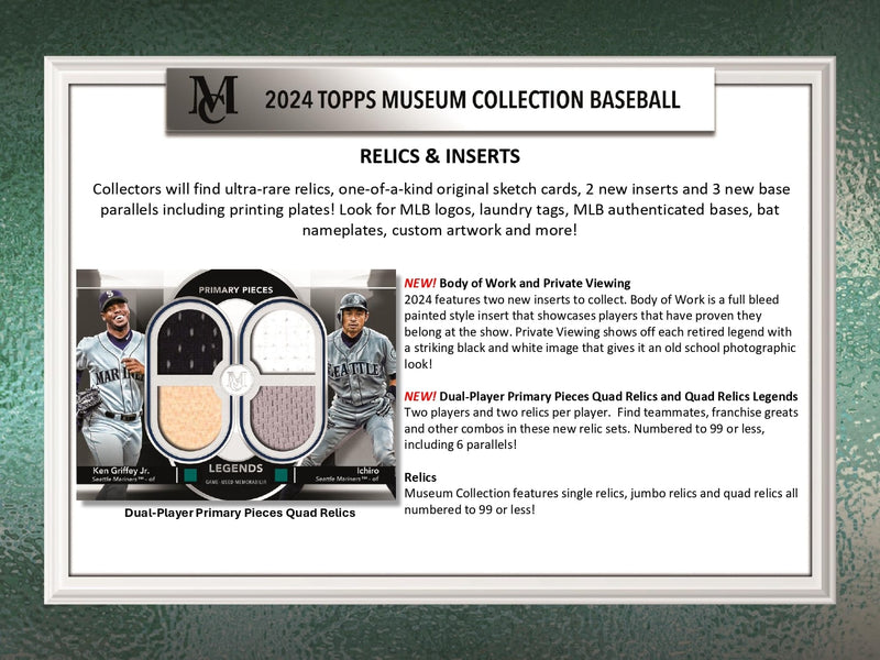 Topps Museum Collection Baseball 2024 - Master Box