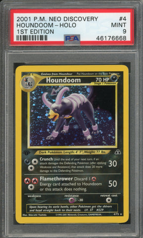 Houndoom #17 1st Edition PSA 9 [Neo Discovery]