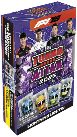 Topps Formula 1 - Turbo Attax 2025 - Mega Tin (Lightning Edition)