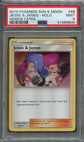 Jessie & James #58 PSA 9 [Hidden Fates]
