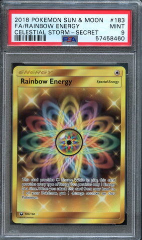 Rainbow Energy #183 PSA 9 [Celestial Storm]