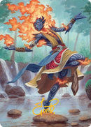 Ashling, Rekindled Art Card (16/54) (Gold-Stamped Signature) [Lorwyn Eclipsed Art Series]