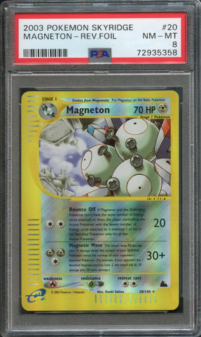 Magneton #20 Reverse Holo PSA 8 [Skyridge]