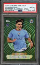 Julian Alvarez 25/75 PSA 8 [2022-23 Topps Manchester City Team Set]