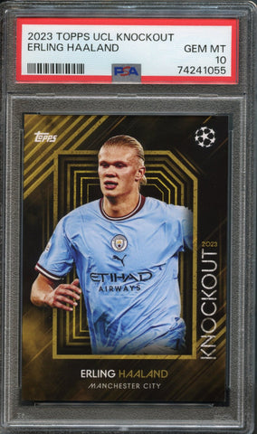 Erling Haaland PSA 10 [2023 Topps UCL Knockout]