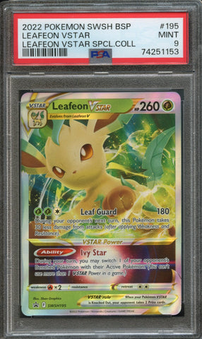 Leafeon VSTAR #195 PSA 9 [SWSH Promos]