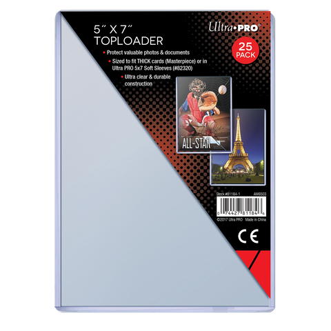 Ultra PRO 5" X 7" Toploader (25)
