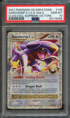 Garchomp C LV.X #145 PSA 10 [Celebrations]