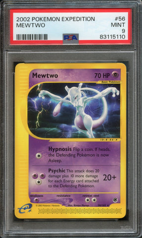 Mewtwo #56 PSA 9 [Expedition Base Set]