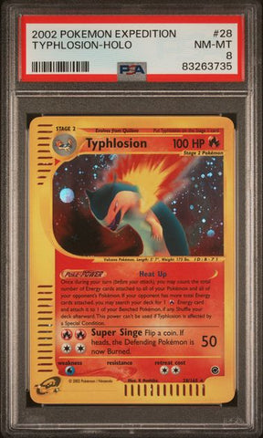 Typhlosion #28 PSA 8 [Expedition Base Set]