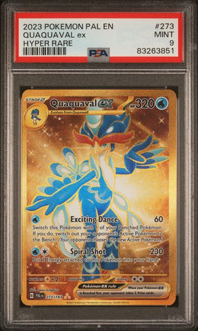 Quaquaval ex #273 PSA 9 [Paldea Evolved]