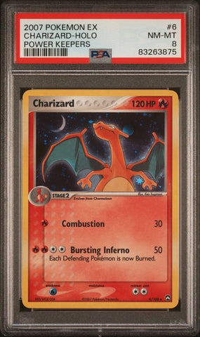 Charizard #6 PSA 8 [Power Keepers]