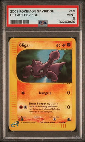 Gligar [Reverse Holo] #59 PSA 9 [Skyridge]