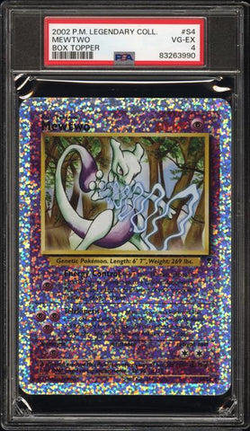 Mewtwo [Box Topper] #S4 PSA 4 [Legendary Collection]