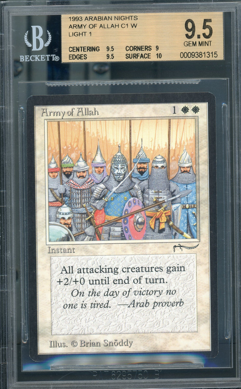 Army of Allah (Light) BGS 9.5 [Arabian Nights]