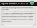 Topps Chrome UEFA Club Competitions 2024/25 - Hobby Box