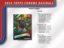 Topps Chrome Baseball 2025 - Hobby Box