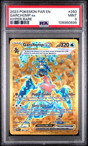 Garchomp Ex [Hyper Rare] #260 PSA 9 [Pokemon Paradox Rift 2023]