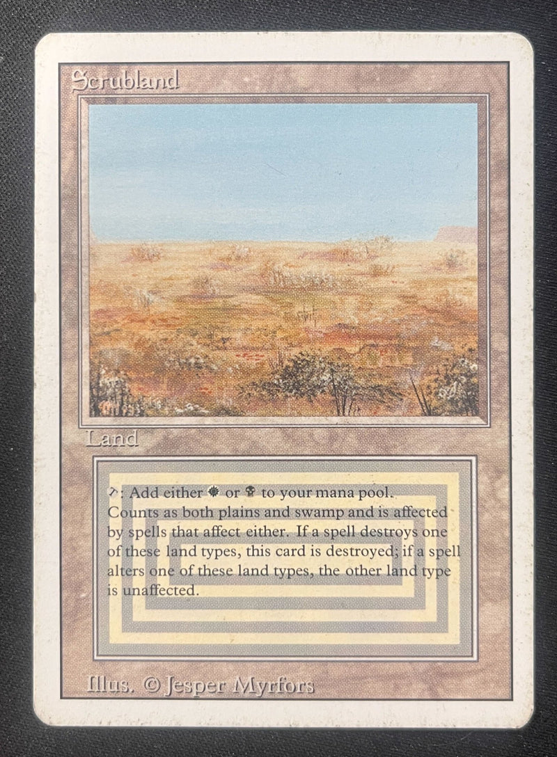 Scrubland [Revised Edition] [Dual Land] (Copy)