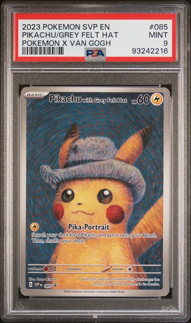 Pikachu With Grey Felt Hat