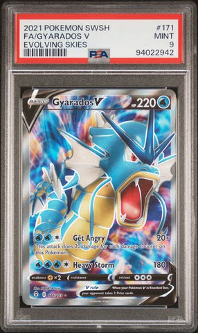 Gyarados #171 PSA 9 [Evolving Skies]
