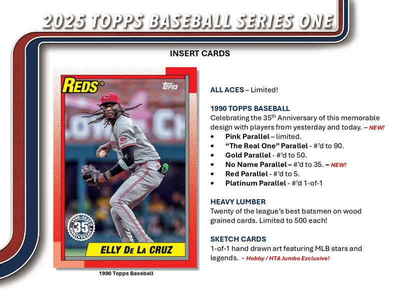 Topps MLB Baseball Series 1 2025 - Jumbo Box