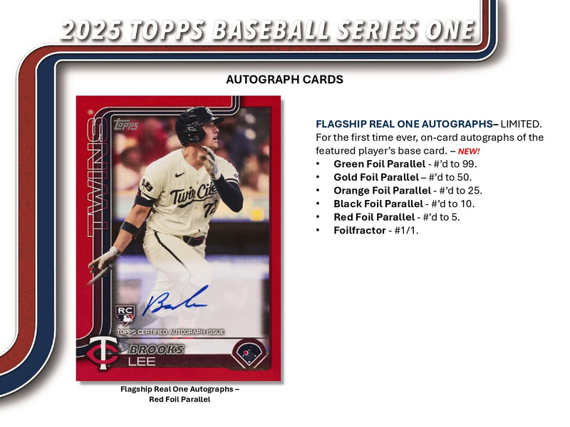 Topps MLB Baseball Series 1 2025 - Hobby Box