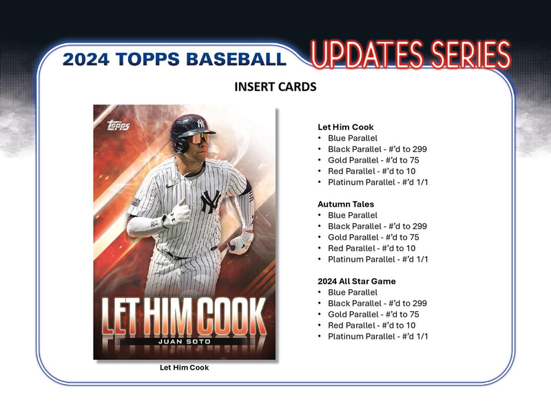 *Forudbestilling* Topps Update Series Baseball 2024 - Value Box