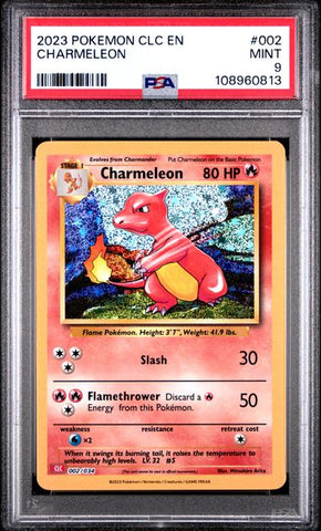 Charmeleon #2 PSA 9 [Pokemon CLC Trading Card Game Classic 2023]