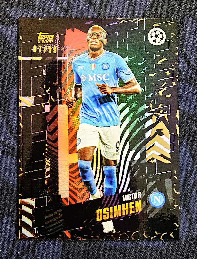 Victor Oshimhen /99 Elite [2023/24 Topps Gold x Whip UEFA]