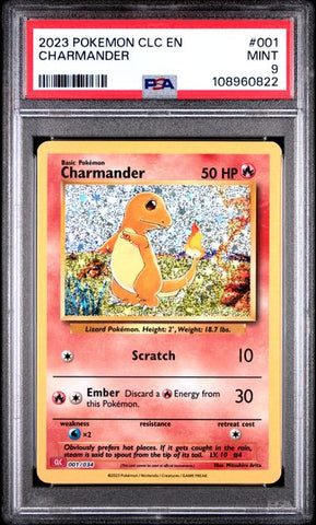 Charmander #1 PSA 9 [Pokemon CLC Trading Card Game Classic 2023]