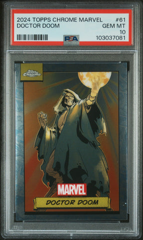 Doctor Doom #61 PSA 10 [Topps Chrome Marvel 2024]
