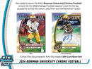 Topps Chrome Bowman University Football 2024 - Jumbo Box
