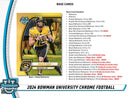 Topps Chrome Bowman University Football 2024 - Jumbo Box