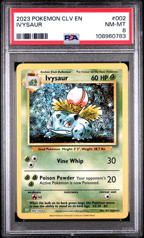 Ivysaur #2 PSA 8 [Pokemon CLV Trading Card Game Classic 2023]