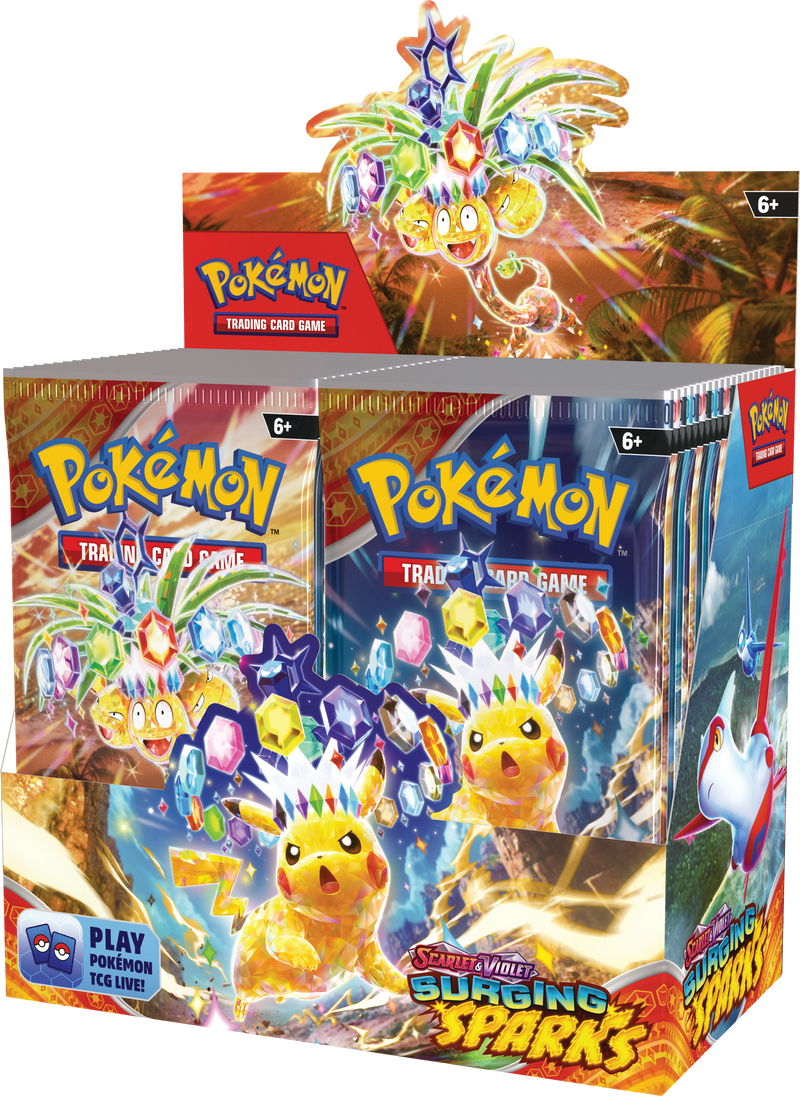 *Forudbestilling* Pokemon Scarlet & Violet 8 - Surging Sparks - Display