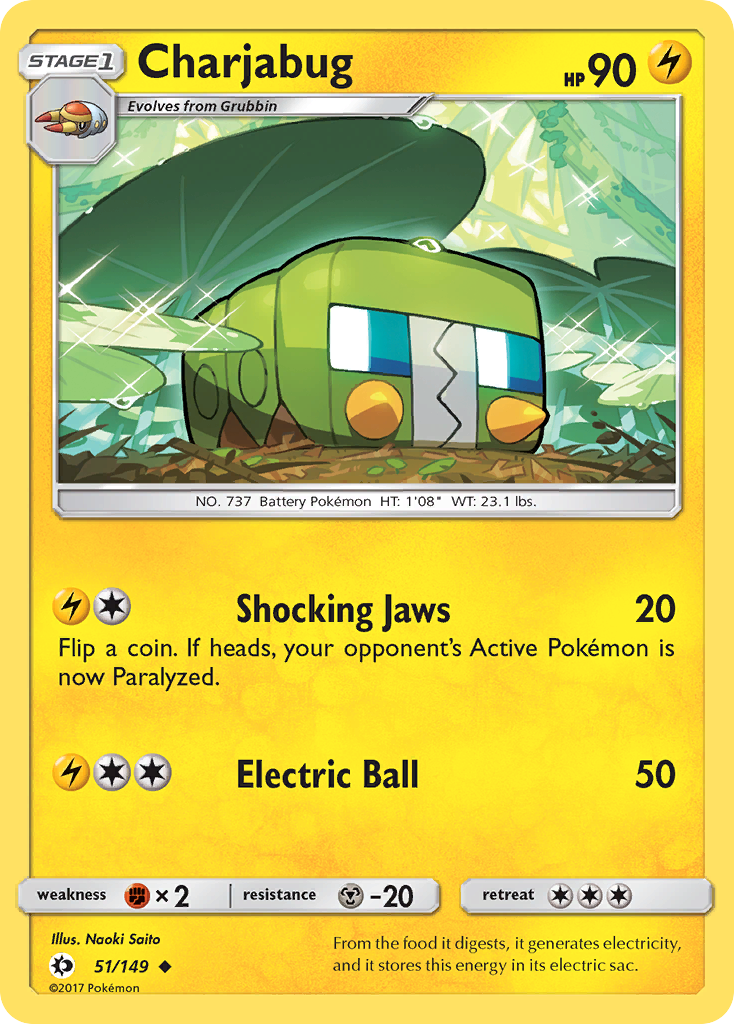 Charjabug (51/149) [Sun & Moon: Base Set]