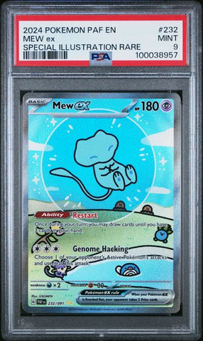 Mew Ex #232 [Special Illustration Rare] PSA 9 [Pokemon Paldean Fates 2024]